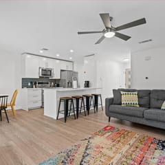 Mid-Century E Riverside Home | Mins to SoCo + DT