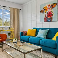 Skyline Views + Pool | Stylish SoCo Condo for 2