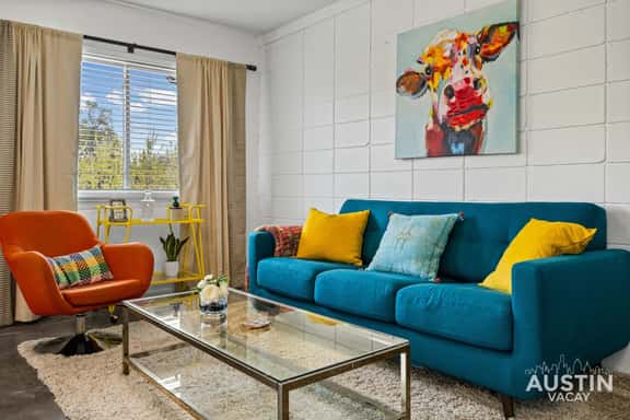 Skyline Views + Pool | Stylish SoCo Condo for 2 - Image 1