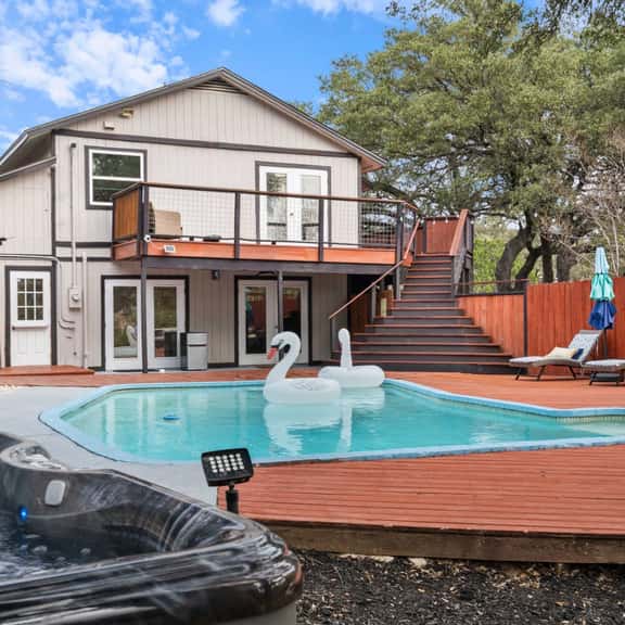 Modern Pool House + Hot Tub, LK Travis | Pets OK! - Image 1