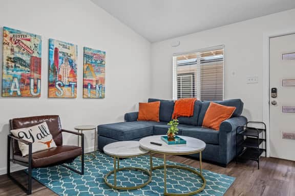 North Campus Retreat, King Bed + Sleeper Sofa - Image 3